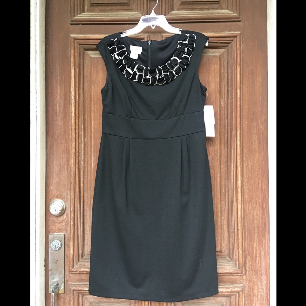 NWT Maggy L knit black dress